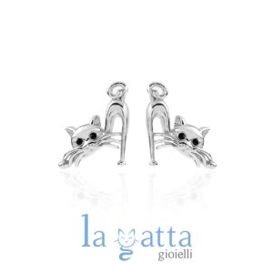 ORECCHINI GATTO – LA GATTA ELEGANTE ORECCHINI LOBO