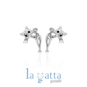 ORECCHINI GATTO – LA GATTA SMORFIOSA ORECCHINI LOBO