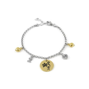 BRACCIALE GATTO – LA GATTA BRACCIALE I LOVE CATS – NERO