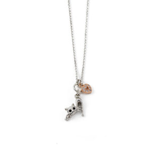 COLLANA GATTO – LA GATTA COLLANA I LOVE CATS – ELEGANTE